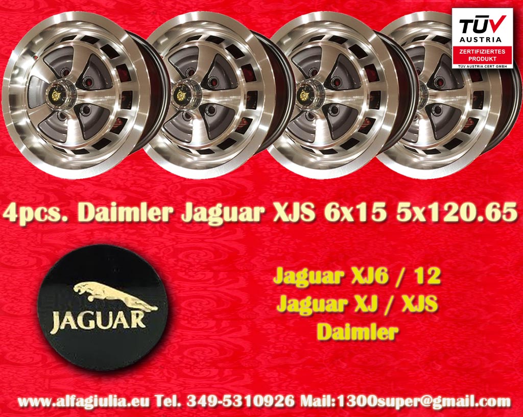 Jaguar Jaguar XJS XJ6 XJ12 Daimler  6x15 ET35 5x120.65 c/b 73.9 mm Wheel