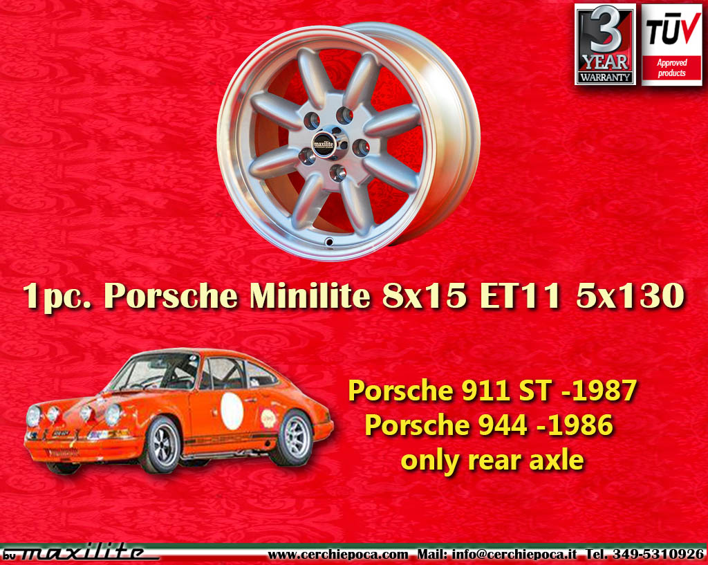 Porsche Fuchs Porsche 911 ST, 944  8x15 ET11 5x130 c/b 71.6 mm Wheel