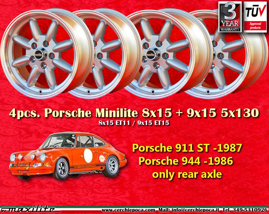 Porsche Fuchs Porsche 911 ST, 944  8x15 ET11 5x130 c/b 71.6 mm Wheel