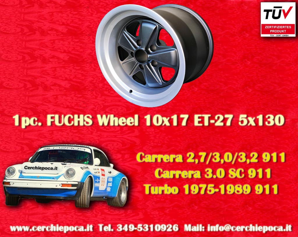 Porsche Fuchs Porsche 911  10x17 ET-27 5x130 c/b 71.6 mm Wheel