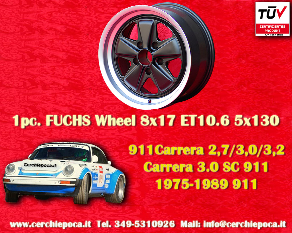 Porsche Fuchs Porsche 911  8x17 ET10.6 5x130 c/b 71.6 mm Wheel