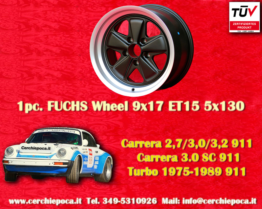 Porsche Fuchs Porsche 911  9x17 ET15 5x130 c/b 71.6 mm Wheel