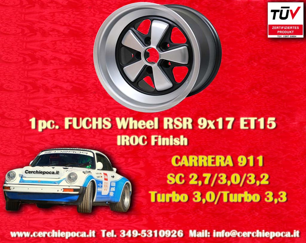 Cerchio Porsche Fuchs Porsche 911  9x17 ET15 5x130 c/b 71.6 mm