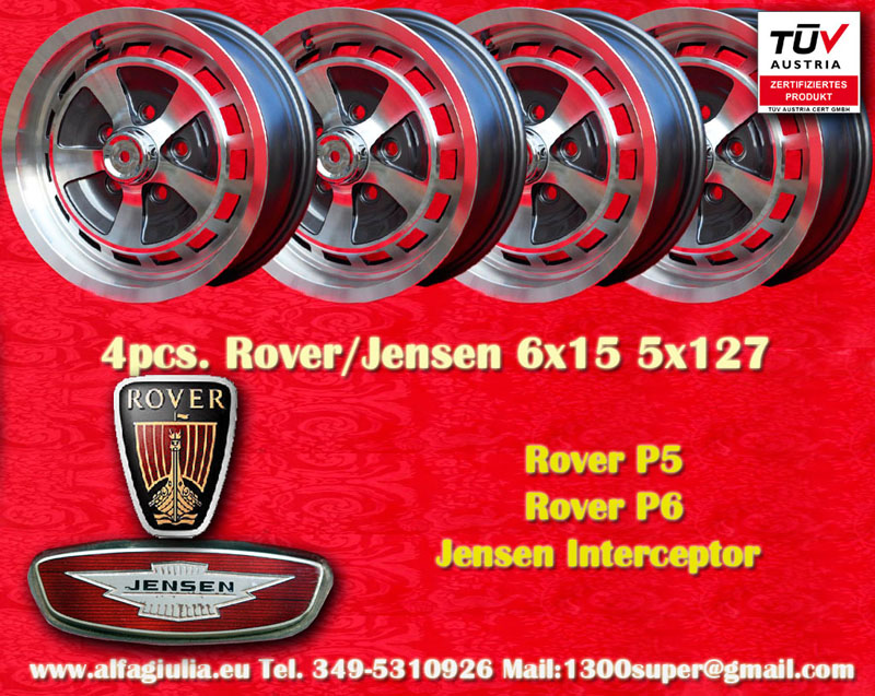 Rover Rover P5 P6  6x15 ET35 5x127 c/b 73.9 mm Wheel