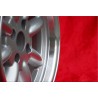 4 pz. cerchi Volkswagen Minilite 7x15 ET5 4x100 silver/diamond cut 1502-2002, 1500-2000tii, 2000C CA CS, 3 E21, E30