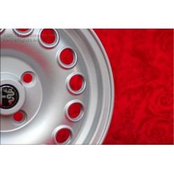 1 pc. jante Alfa Romeo Campagnolo 6x15 ET28.5 4x108 silver Giulia, 105 Berlina, Coupe, Spider, GT GTA GTC