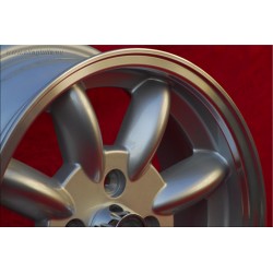 1 pc. wheel Datsun Minilite 5.5x15 ET15 4x114.3 silver/diamond cut MBG, TR2-TR6, Saab 99