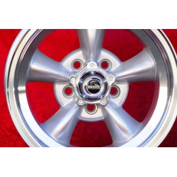 4 pcs. wheels CHRYSLER,FORD Torq Thrust  8x15 ET0 5x114.3 silver/diamond cut Mustang, Falcon, Fairlane, Torino, Thunderb