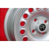 4 pcs. jantes Alfa Romeo Campagnolo 6x15 ET28.5 4x108 silver Giulia, 105 Berlina, Coupe, Spider, GT GTA GTC