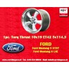 1 pz. cerchio Ford Torq Thrust  10x19 ET42 5x114.3 silver/diamond cut Mustang S197 (2005-14), LAE (2105-)