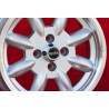 1 pc. wheel Suzuki Minilite 6x14 ET22 4x114.3 silver/diamond cut MBG, TR2-TR6, Saab 99,Toyota Corolla,Starlet,Carina