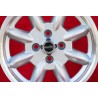 4 pcs. jantes Suzuki Minilite 6x14 ET22 4x114.3 silver/diamond cut MBG, TR2-TR6, Saab 99,Toyota Corolla,Starlet,Carina