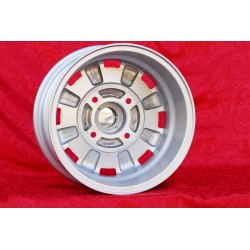 1 pz. cerchio Lancia Cromodora 6x14 ET22.5 4x130 silver Fulvia, 2000