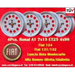 4 pcs. jantes Fiat Ronal...