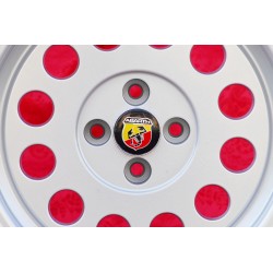 4 pcs. wheels Fiat Ronal 7x15 ET25 4x98 silver 124 SPORT COUPE SPIDER Pininfarina 500 ABARTH PANDA PUNTO