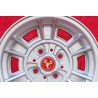 1 pz. cerchio Fiat Cromodora CD66 7x13 ET10 4x98 silver 124 Spider, Coupe, X1 9