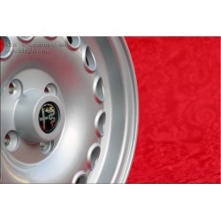 4 pcs. jantes Alfa Romeo Campagnolo 6x15 ET28.5 4x108 silver Giulia, 105 Berlina, Coupe, Spider, GT GTA GTC