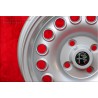 4 Stk Felgen Alfa Romeo Campagnolo 6x15 ET28.5 4x108 silver Giulia, 105 Berlina, Coupe, Spider, GT GTA GTC