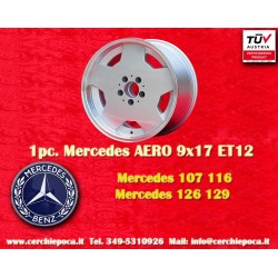 1 Stk Felge Mercedes Aero 9x17 ET12 5x112 Aero 107 116 126 129