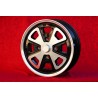 1 pc. wheel Volkswagen Baby Fuchs 5.5x15 ET35 4x130 black/diamond cut 914-4, VW Beetle 1968--, Karmann Ghia Typ 34