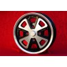 4 pcs. wheels Volkswagen Baby Fuchs 5.5x15 ET35 4x130 black/diamond cut 914-4, VW Beetle 1968--, Karmann Ghia Typ 34