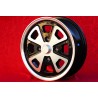 4 pcs. wheels Volkswagen Baby Fuchs 5.5x15 ET35 4x130 black/diamond cut 914-4, VW Beetle 1968--, Karmann Ghia Typ 34