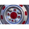 4 pcs. wheels Volkswagen Porsche OEM 5.5x15 ET25 4x130 silver Beetle 67- Karmann Ghia 67- Typ 3 411 412 Porsche 914