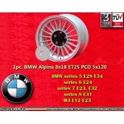 1 pc. jante BMW Alpina 8x18...