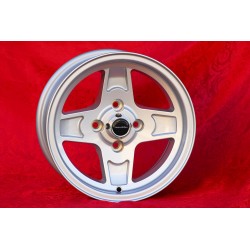 4 pcs. jantes Alfa Romeo Campagnolo 8x13 ET-4 4x108 silver Alfa Romeo 105 GT/GTA/GTC, Ford Escort Mk1/2 Capri Cortina Ta