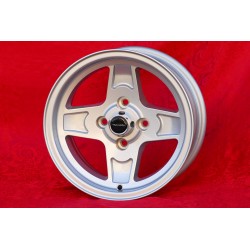 4 Stk Felgen Alfa Romeo Campagnolo 8x13 ET-4 4x108 silver Alfa Romeo 105 GT/GTA/GTC, Ford Escort Mk1/2 Capri Cortina Tau
