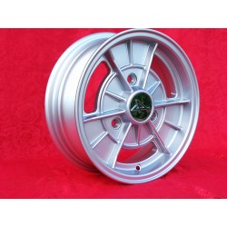 4 pcs. wheels Renault Alpine 5x13 ET24 3x130 silver R4 R5 R6