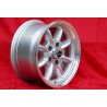 4 pcs. wheels CADILLAC,CHEVROLET Minilite 8x15 ET0 9x15 ET-12 5x120.65 silver/diamond cut Camaro,Nova,Chevelle,El Camino