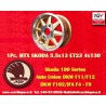 1 pz. cerchio Skoda Minilite 5.5x13 ET23 4x130 gold/diamond cut MB1000 MB1100 105 110 120 130