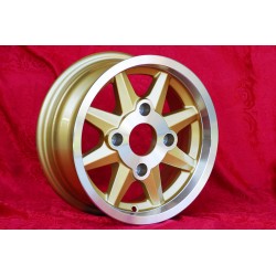 1 pc. wheel Skoda Minilite 5.5x13 ET23 4x130 gold/diamond cut MB1000 MB1100 105 110 120 130