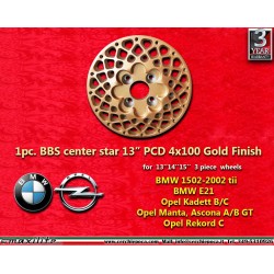 1 pc. 13 inch center star plate for 13, 14, 15 inch 3 pieces wheel.