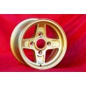 1 pc. wheel Skoda Campagnolo 7x13 ET10 4x130 gold Skoda MB1000,MB1100,105,110,120,130, Lancia Fulvia Coupe