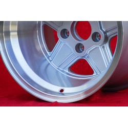 2 pcs. wheels Mercedes Penta 12x15 ET-25 5x112 silver/diamond cut w107 w108 w109 Red Pig 300 SEL