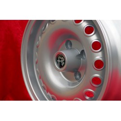 4 pz. cerchi Alfa Romeo Campagnolo 6.5x15 ET17 4x108 silver 105 Coupe, Spider, GT GTA GTC, Montreal
