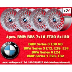 4 pcs. wheels BMW BBS 7x16...