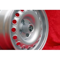 4 pz. cerchi Alfa Romeo Campagnolo 6.5x15 ET17 4x108 silver 105 Coupe, Spider, GT GTA GTC, Montreal