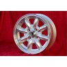4 pcs. wheels BMW Minilite 5.5x13 ET18 4x100 silver/diamond cut 1502-2002tii, 3 E21