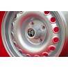 4 pz. cerchi Alfa Romeo Campagnolo 6.5x15 ET29 4x108 silver Giulia, 105 Berlina, Coupe, Spider, GTA GTC