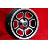 4 pcs. jantes Alfa Romeo Momo Vega 6x14 ET23 4x108 matt black/diamond cut 105 Berlina, Giulia, Coupe, Spider, GTC
