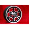 4  Stk Felgen Alfa Romeo Momo Vega 6x14 ET23 4x98 matt black/diamond cut Alfetta Alfetta GT   GTV Alfasud Giulietta 33 7