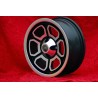 4  pcs wheels Alfa Romeo Momo Vega 6x14 ET23 4x98 matt black/diamond cut Alfetta Alfetta GT   GTV Alfasud Giulietta 33 7