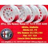 4 Stk Felgen Alfa Romeo Ronal 7x15 ET25 4x98 silver Alfetta, Alfetta GT   GTV, 33, 75 1.6i, 1.8i, 2.0TDI, 90, 155