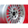 4 Stk Felgen Alfa Romeo WCHE 7x15 ET25 5x98 silver/diamond cut Alfetta GTV 2.5, 75 1.8T, 2.0i, 3.0i, 156, 164