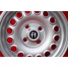 1 Stk Felge Alfa Romeo Campagnolo 7x15 ET35 4x108 silver 105 Berlina, Giulia, Coupe, Spider, GTC