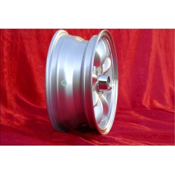 1 pc. wheel Austin Healey Minilite 5.5x13 ET25 4x101.6 silver/diamond cut Mini Mk1-3