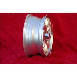 4 pcs. wheels Austin Healey Minilite 5.5x13 ET25 4x101.6 silver/diamond cut Mini Mk1-3